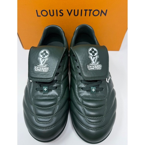 Louis Vuitton Footprint Soccer Sneaker Green Fits Size 10 US 8 LV main image 9